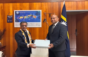 High Commissioner's visit to Nauru.